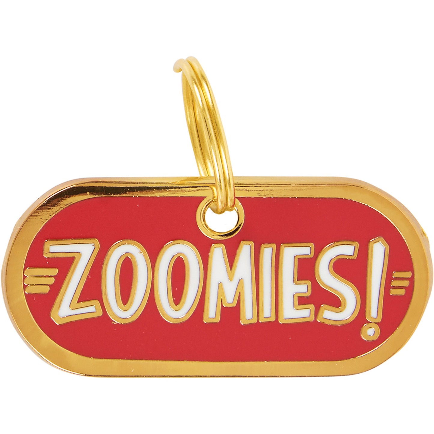 Zoomies dog charm tag