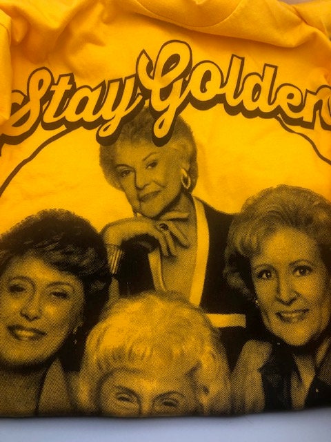 Golden Girls T-shirt with set of fun Golden Girls Magnets.