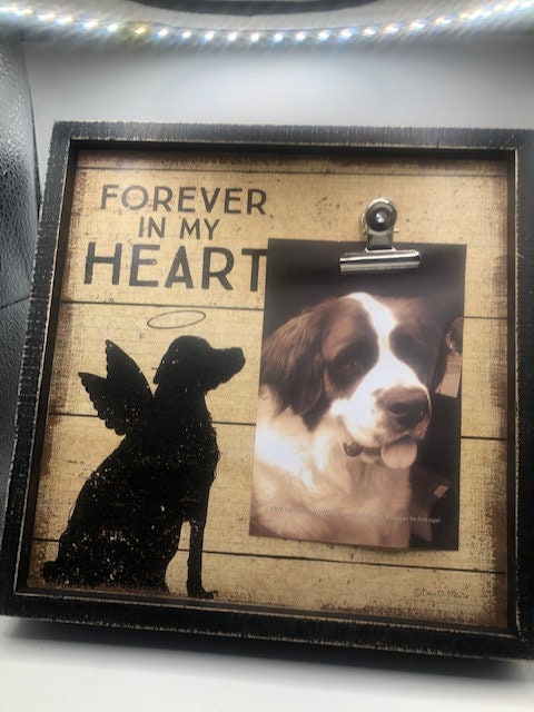 Pet memories/loss photo frames