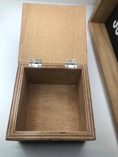 Soulmate photo frame and "I love us" wooden box