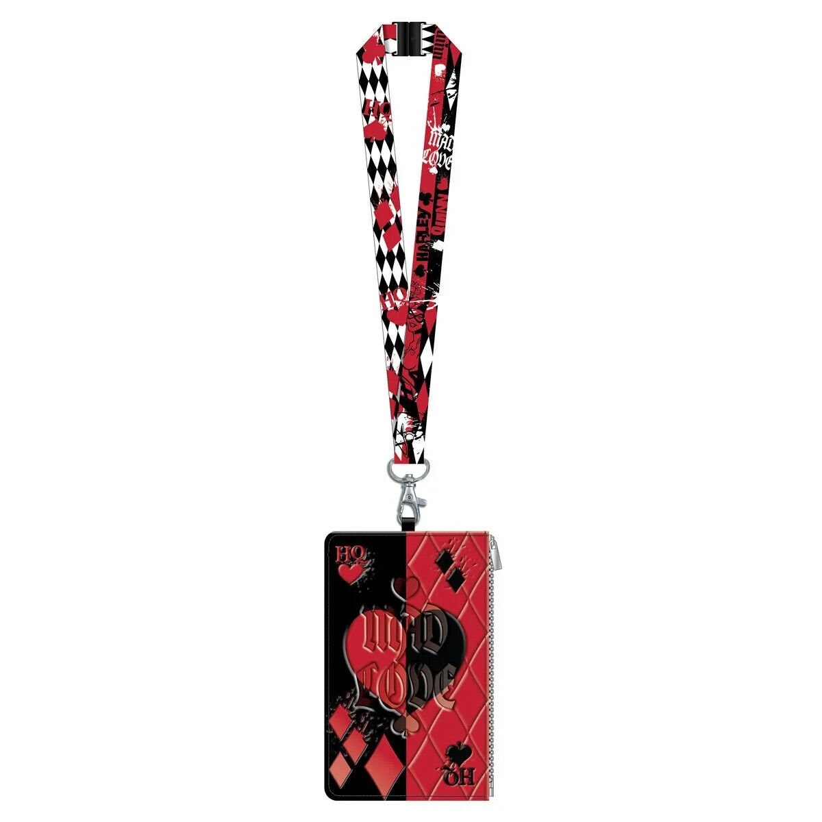 Harley Quinn Lanyard with ID, Badge or Passport Holder