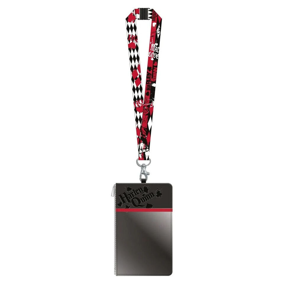 Harley Quinn Lanyard with ID, Badge or Passport Holder