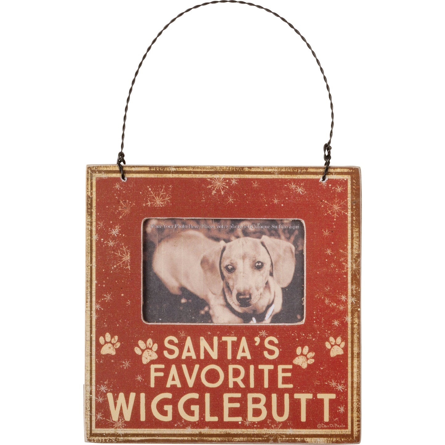 Wigglebutt frame and dog toy.